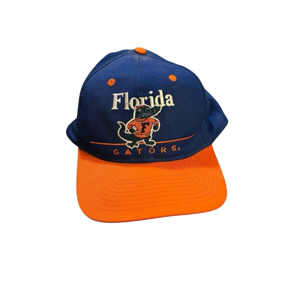 Twins Enterprises Florida Gators Blue Orange SnapBack Hat Vintage 90s Embroidery